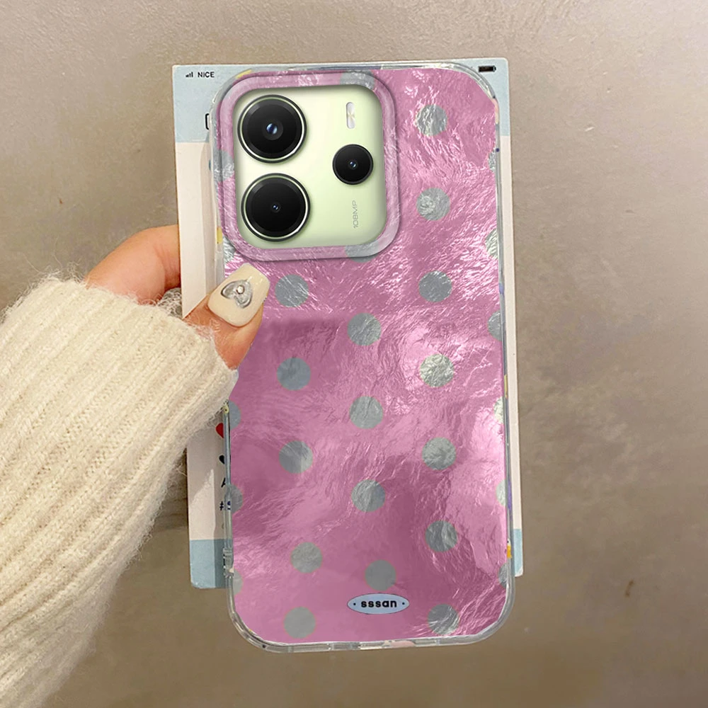 Brown Circular Dots Phone Case Cover