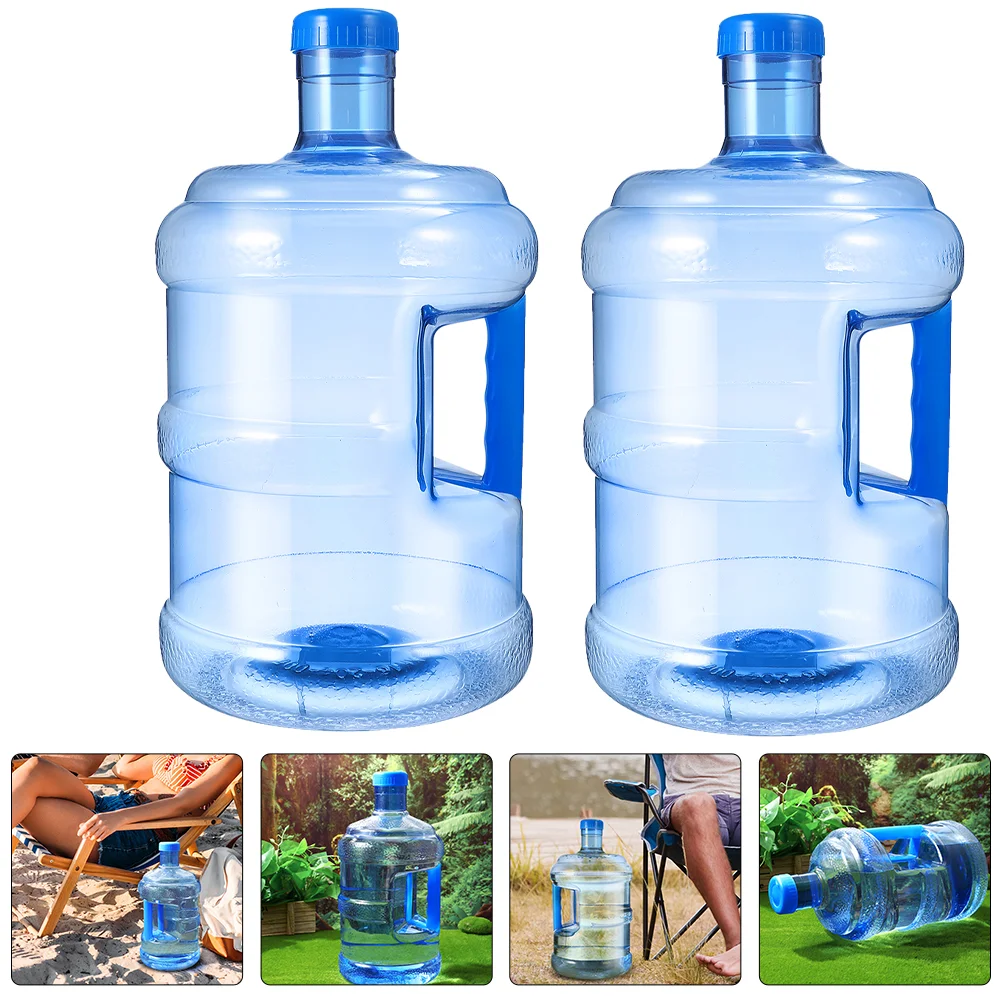 

1.32 Gallon Water Jug 5L Water Bottle Portable Water Bucket Handle Camping Water Container