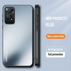 Frosted Matte Dazzling Silicone Protective Phone Case for Redmi 14C (Blue)