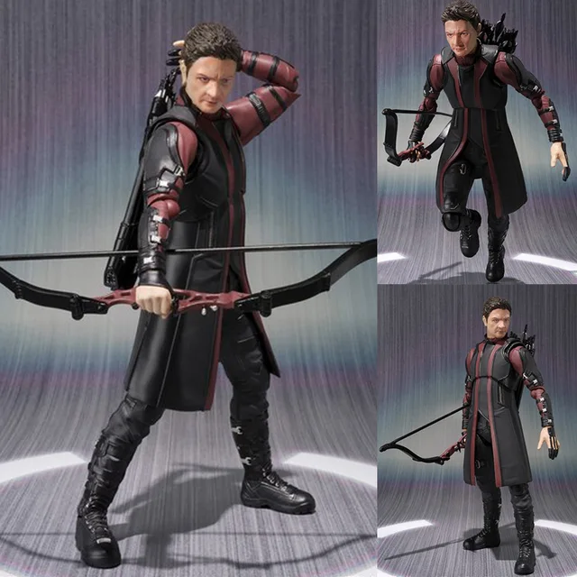 16cm Marvel Legends Hero Hawkeye Action Figure Doll Toys Model Avengers Joints Can Rotate Kids Toys People and Anime Figma PVC 1