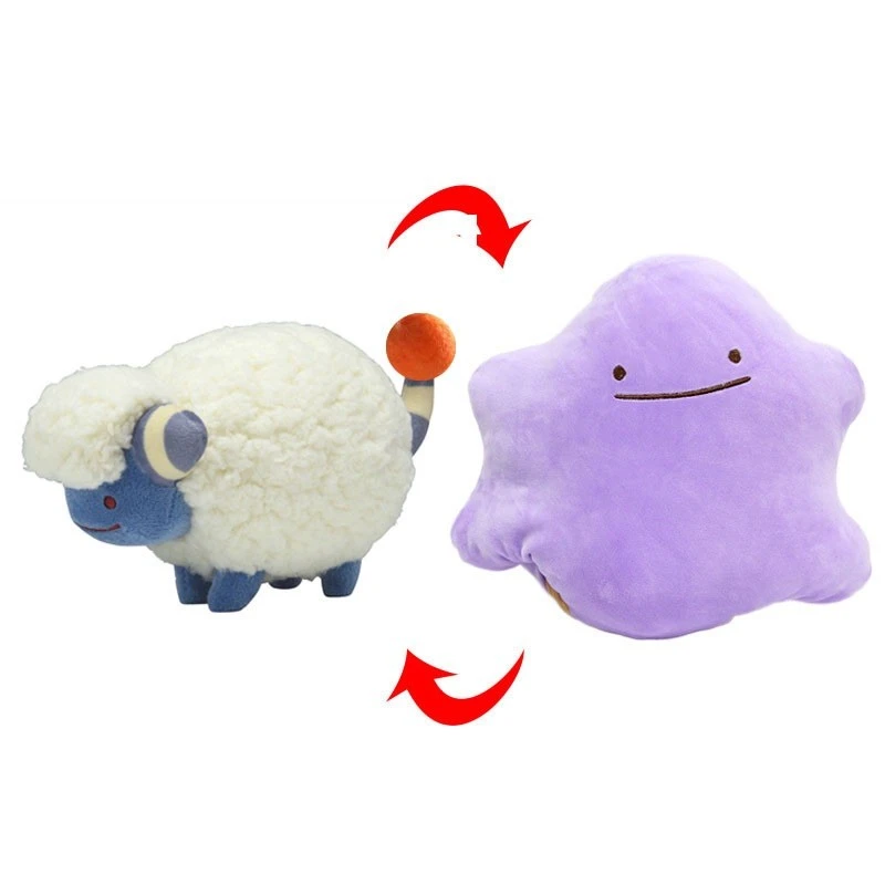 Tomy Pokemon 30cm Double Sided Pillow Ditto Mareep Plush Wool Toys Animal Sheep Stuffed Doll Collection Decoration Boy Girl Gift Movies Tv Aliexpress