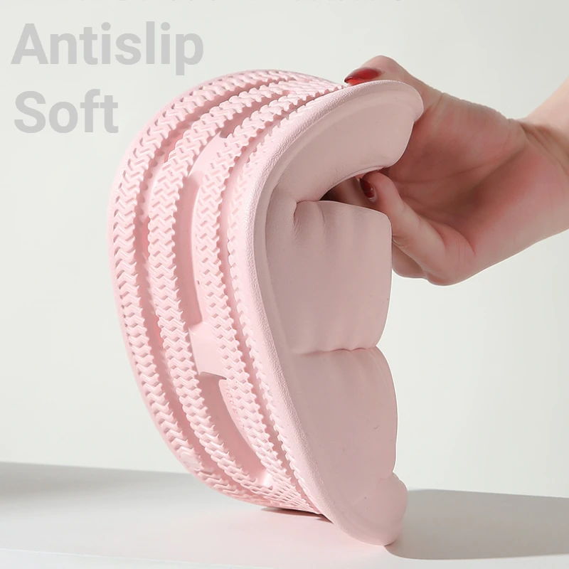 Γυναικεία παπούτσια για το σπίτι Παπούτσια παχιά πλατφόρμα Καλοκαιρινές σαγιονάρες παραλίας Γυναικεία EVA Soft Sole Flat παπούτσια Mute Αντιολισθητικά Σανδάλι παραλίας_voghion.com