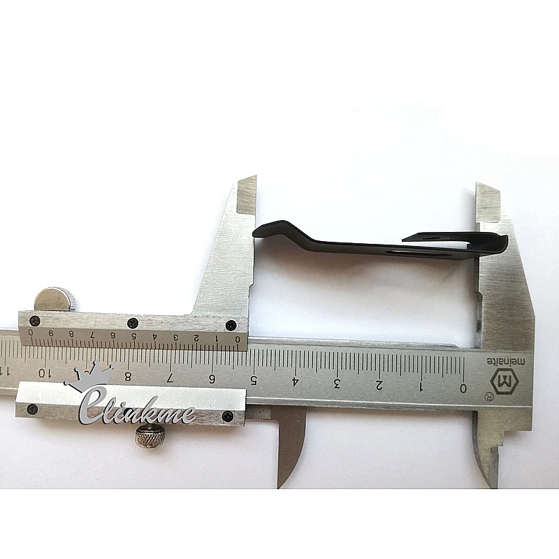 2pcs/bag 0.78" *2.12"(20mm *54mm )Stainless steel Metal Spring Belt Holster Sheath Clip with screws Handicraft accessories
