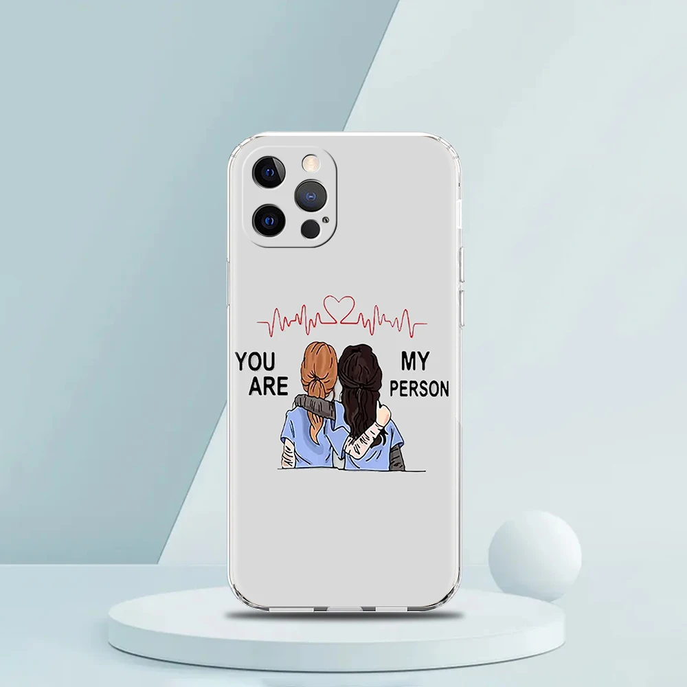 Greys Anatomy 'You Are My Person' Luxury Soft Clear Phone Case