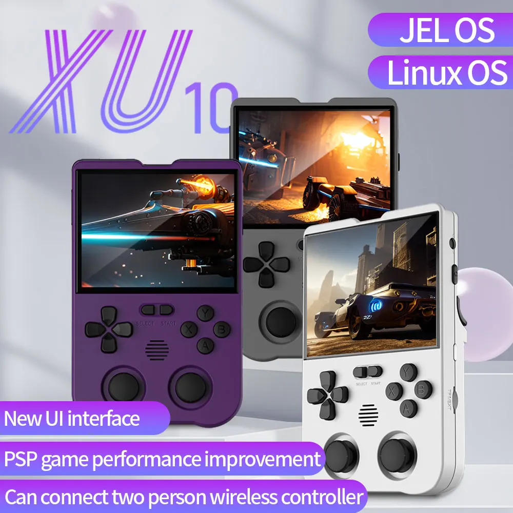 

Портативная игровая консоль XU10, 3,5 дюйма, IPS, HD, 3000 мАч