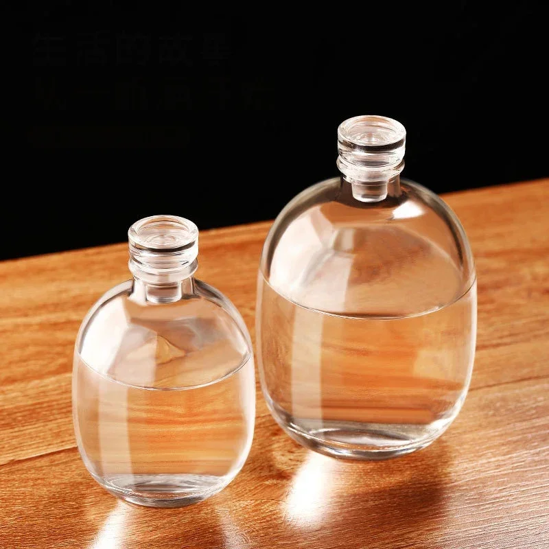 Clear/Matte classical party home lead-free glass bottle wine decanter barware whiskey decanter set wine aerator decanter