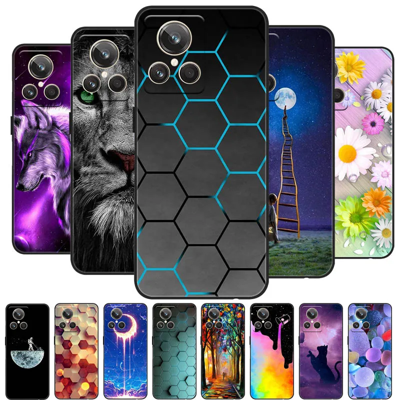 Per Realme Gt 2 Master Explorer Edition 5G Custodia Cover Posteriore Antiurto Per Realme Gt2 Explorer Master Soft Silicone Fundas Bumper