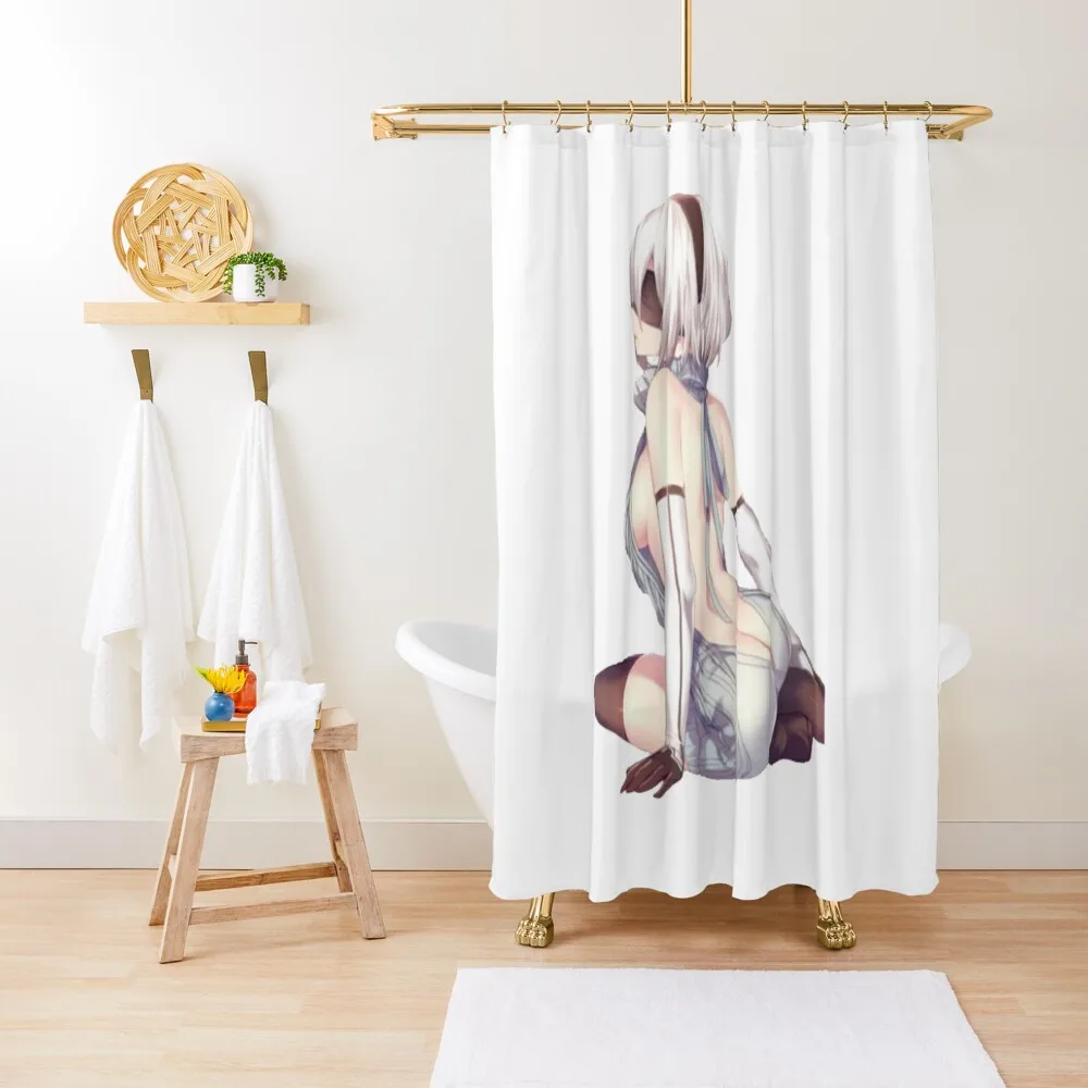 

2 B Nier Automata Shower Curtain Shower For Bathrooms For Bathroom Shower Curtain
