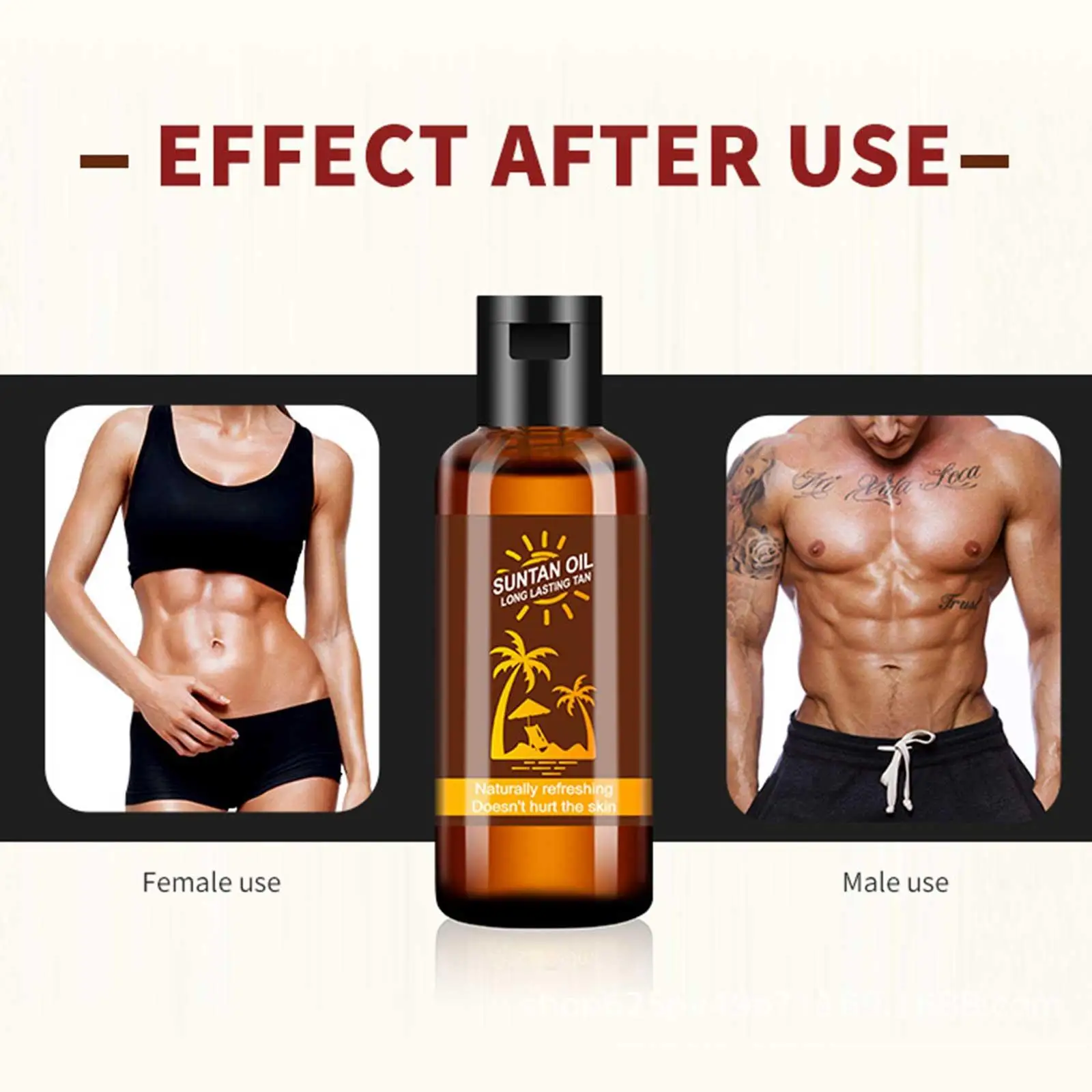 Bronze Tanning Oil/Cream Summer Skin Self Tanner Long-lasting Face Body Natural Glow Body Bronzer Tanning product