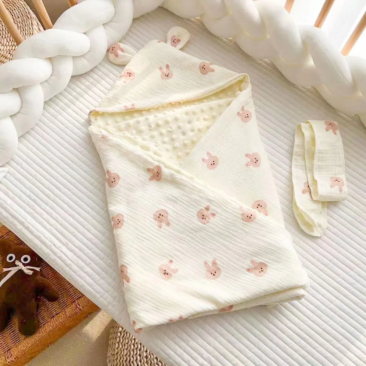 Baby Autumn and Winter Cotton Swaddling Blanket
