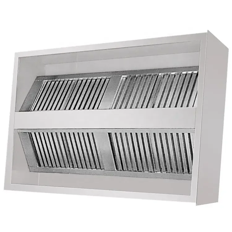 Commercial Kitchen Extractor Hoods Cooking Fresh Air Exhaust Hood Stainless Steel Range Hoods Kitchen Island 4