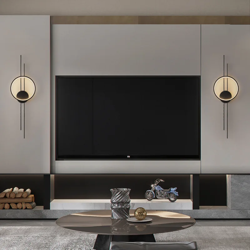 Nordic Long Copper LED Wall Lamp 4