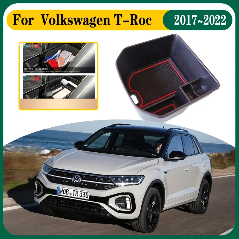 https://ae01.alicdn.com/kf/S3f382f975b064699b475fe5d13633fcbe/Car-Storage-Box-For-Volkswagen-T-Roc-VW-TRoc-T-Roc-A11-AC7-2017-2022-Car.jpg