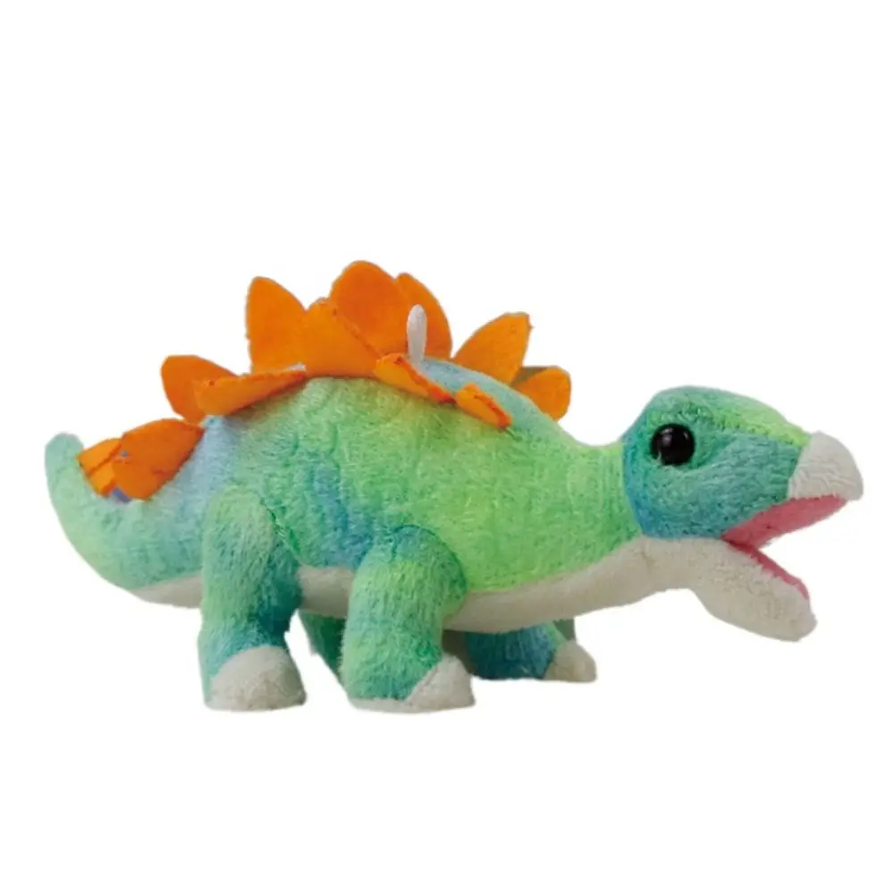 Peluche de dinosaurio pterosaurio de 15 cm, suave, para hacer uno mismo, tiranosaurio, estegosaurio, brontosaurio, mochila colgante