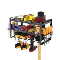 Electric Drill Tool Holder Wall Mount Power Tool Rack Organizer Wrench Tool Workshop Screwdriver Power Storage Shelf Accessories 1