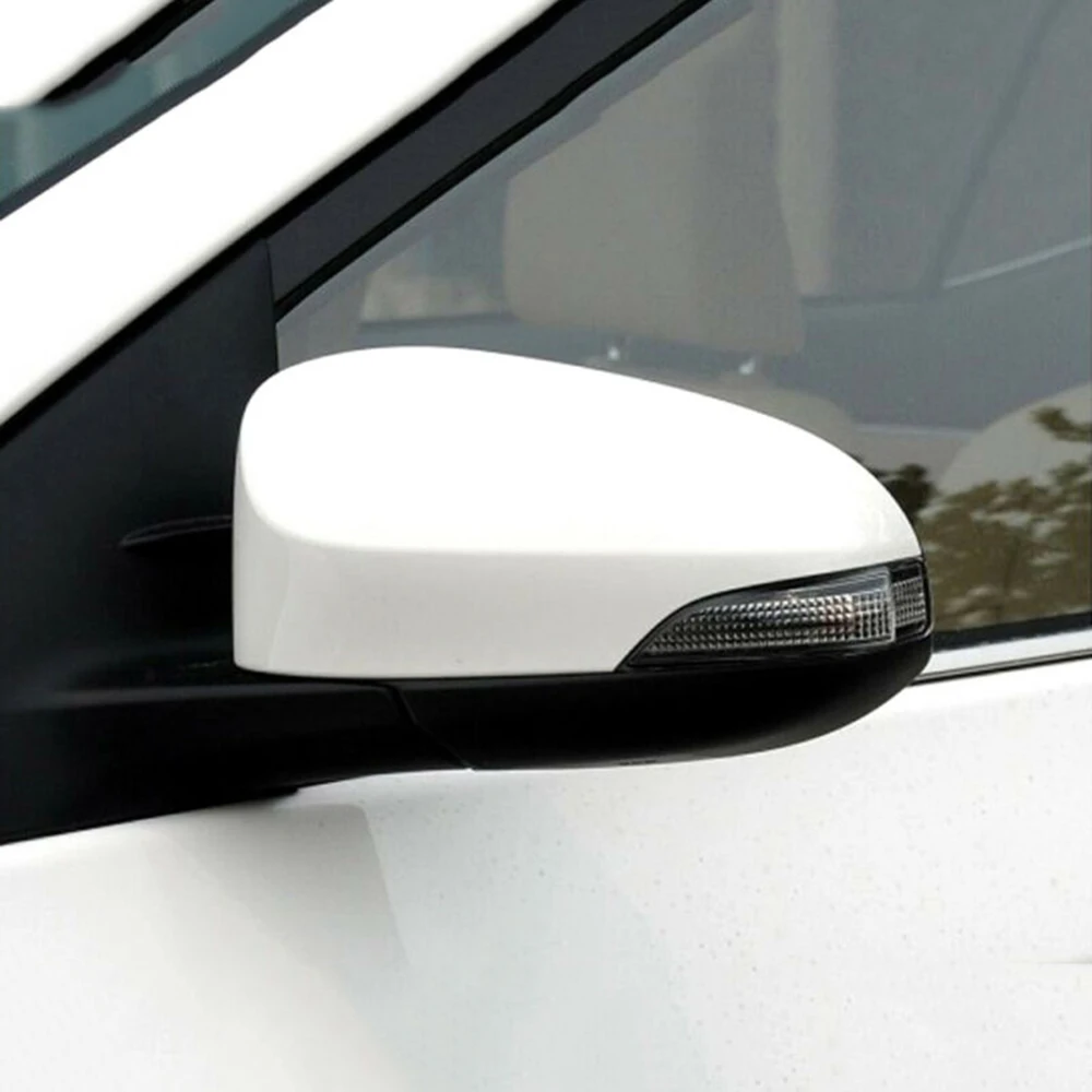 

Replace Mirror Cover Spare Useful Part Replacement White Cap Car Passenger Plastic Rearview Right Side ABS Auto