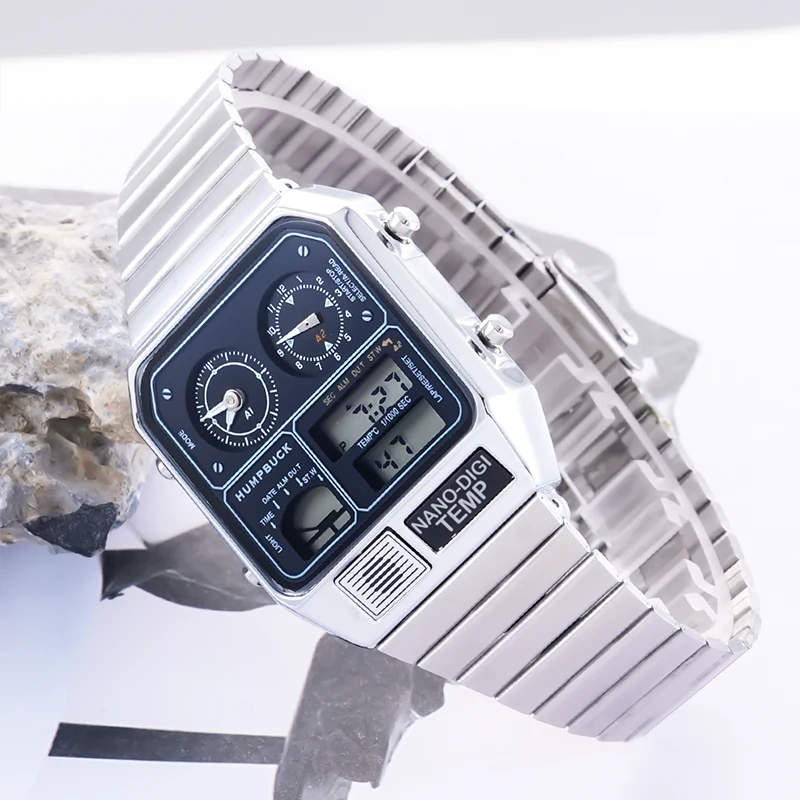 HUMPBUCK Stainless Steel Watch Customized Glass for Personalized Touch