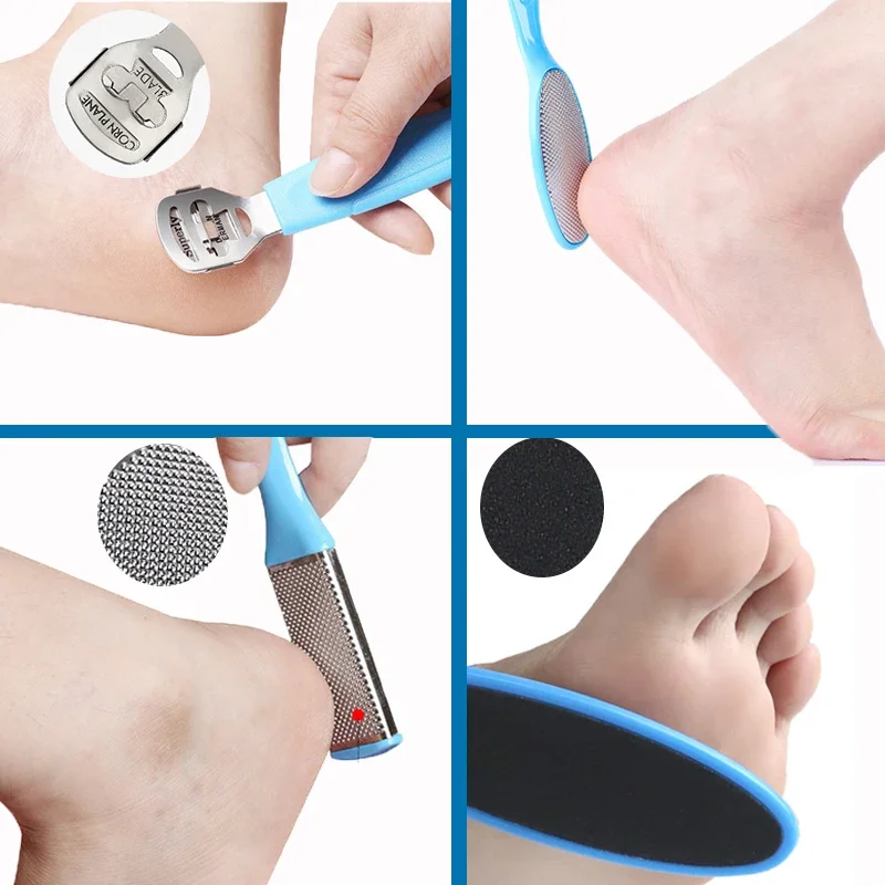 8 Piece Set Foot Octopus Fish Eye Exfoliating Heel Sharpener Heel Cramping Cramping Crackles Removal Files Sole