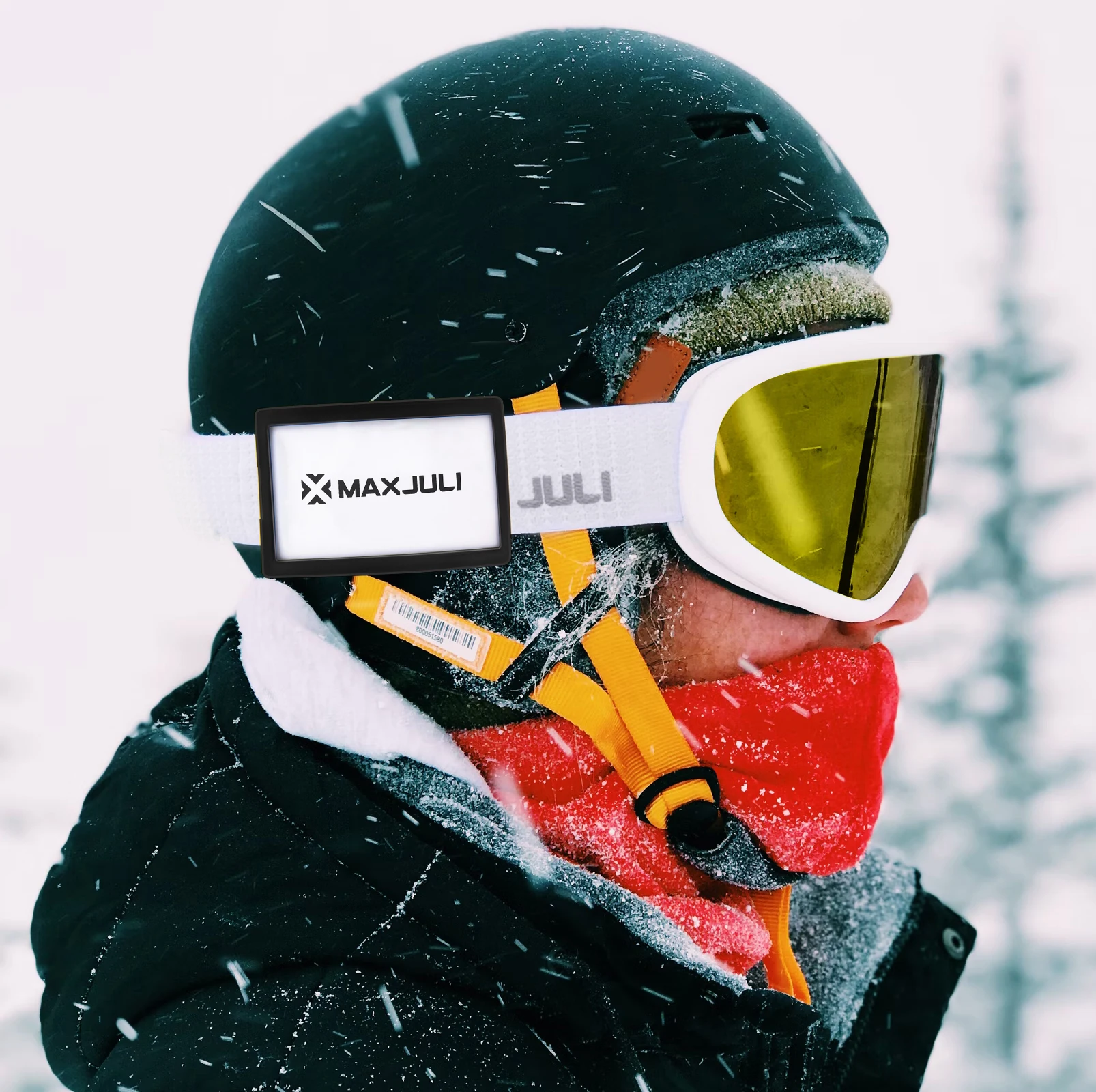 MAXJULI Ski Goggles Pass Holder 3013 6