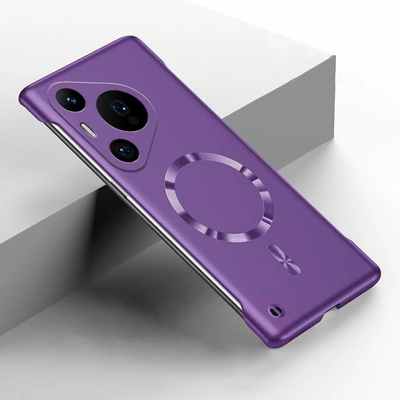 Sleek Metal Frameless Magnetic Wireless Charging Case