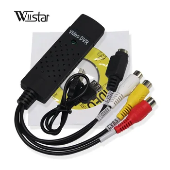 USB 2.0 비디오 캡처 카드 이지 캡 비디오 오디오 변환기, TV DVD VHS 오디오 캡처 어댑터 카드, TV 비디오 DVR, 무료 배송