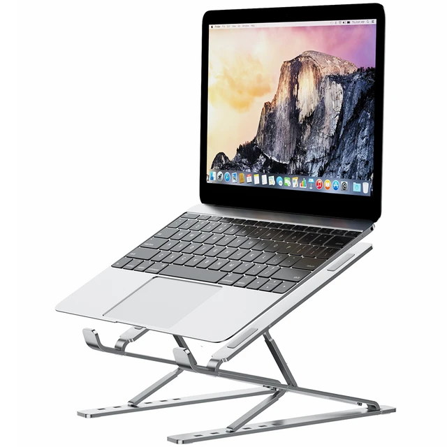 Support pliable en Aluminium pour ordinateur Portable, pour Macbook Pro,  réglable, pour ordinateur Portable et tablette - AliExpress