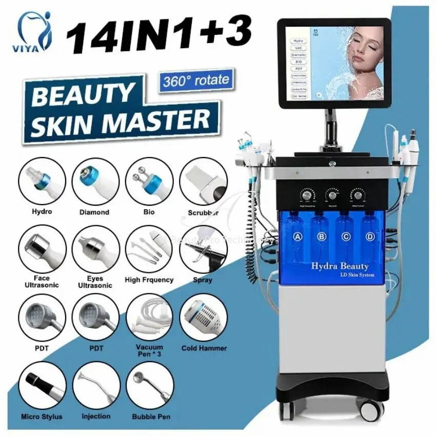 

2024 Wholesale 14 In 1 Hydro Facial Aqua Peel Face Lift Diamond Dermobrasion Skin Care Oxygen Water Jet Spa Machine