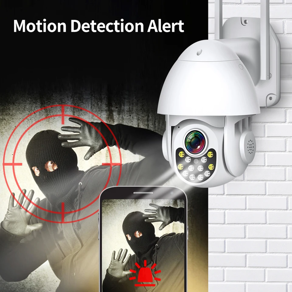 Telecamera Wi-Fi Esterna PGST - Visione Notturna A Colori, Impermeabile IP66 Con Audio Bidirezionale - Foto 6