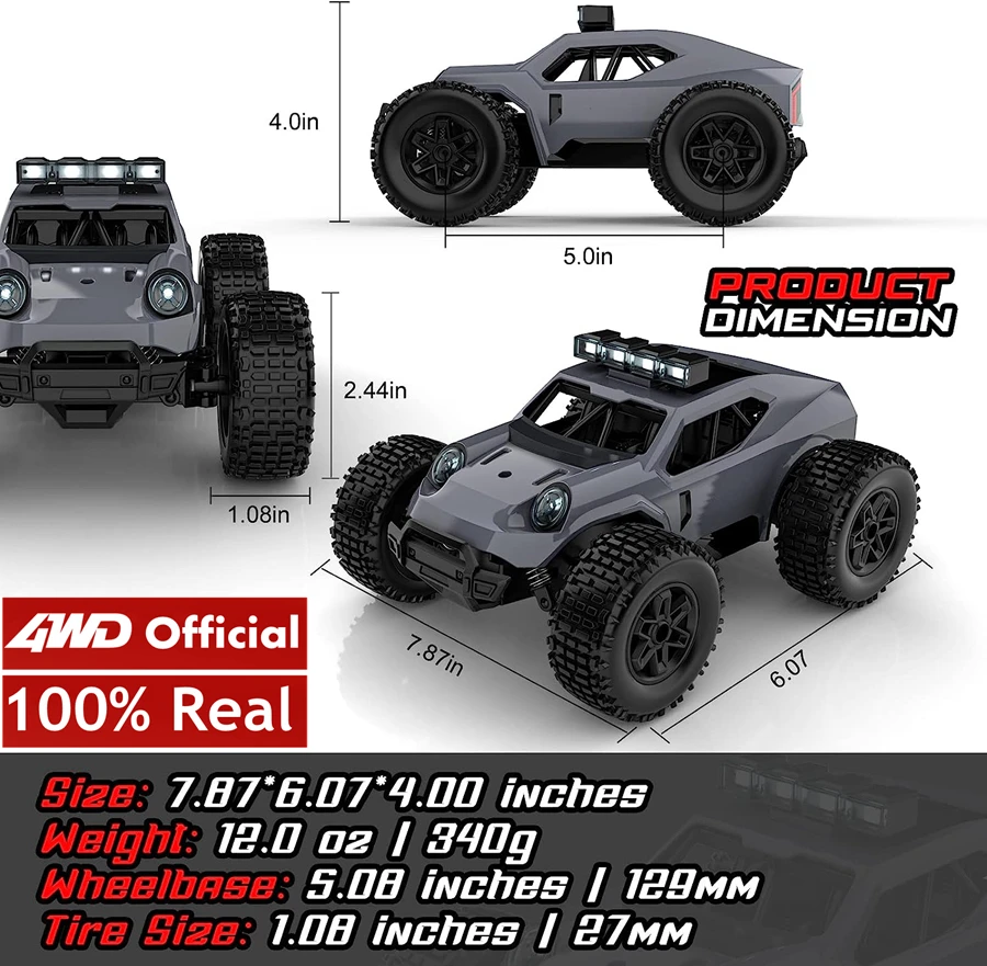 Carrinho Controle Remoto Off Road Musgle.4ghz - GS Store