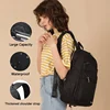 Fouvor Women Waterproof Oxford Simple Versatile Student Bag Canvas 2024 Large Capacity Travel Backpack Lady School Bag 2800-14 2
