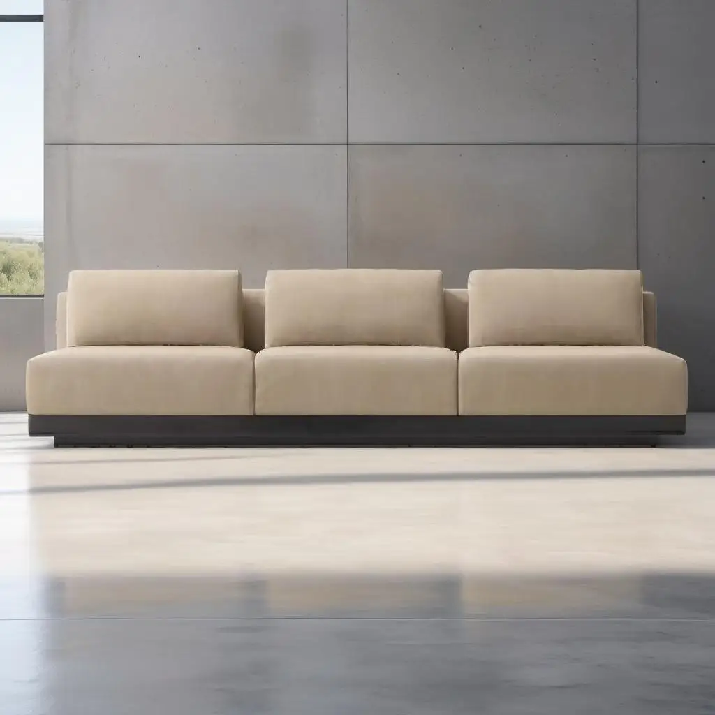 Patio Furniture Metal Aluminum Outdoor Leisure Furniture Villa Garden Sofa Set