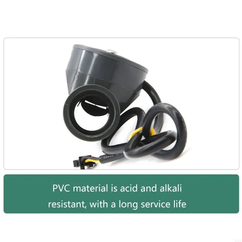 E28F DN20 Water Flow Hall Stream Sensor Switches Flow Meter 10-150L/min For Industrial Turbines DC5-24V Wire Connection