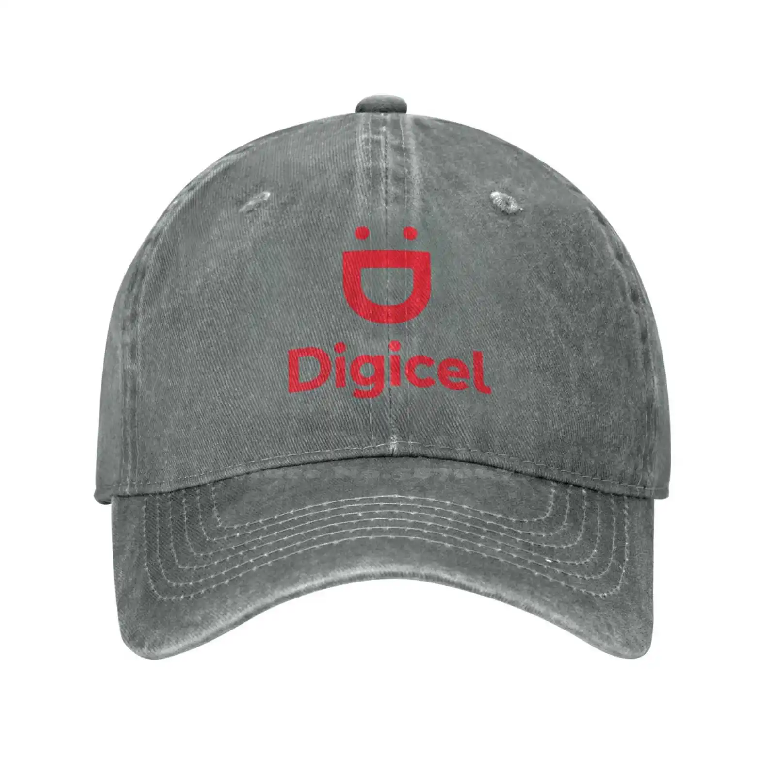 

Digicel Group Ltd. Logo Print Graphic Casual Denim cap Knitted hat Baseball cap