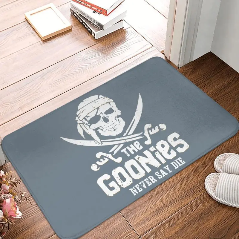 The Goonies Skull Pirates Floor Door Kitchen Tappetini Da Bagno Antiscivolo Indoor Movie Film Zerbino Garage Ingresso Tappeto Tappeto