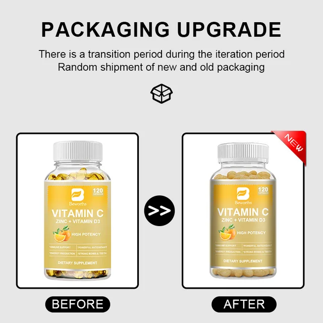 1425-c39152.jpg BEWORTHS Vitamin C with Zinc Capsules Vitamin C 100MG, Zinc 10 Mg, for Immune Support Powerful Antioxidant & Energy Production