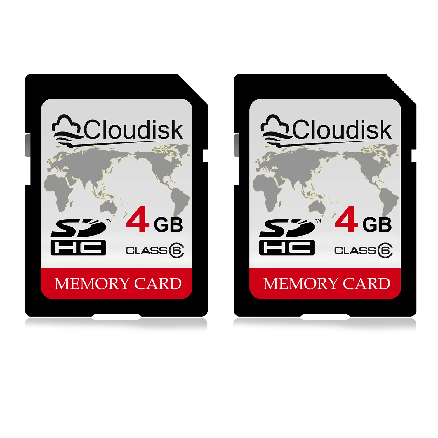 Cloudisk-cartão sd para Câmera Mapa do Mundo Motif Classe 128mb Cartões de Memória 1gb Pcs 4gb 128mb - Imagem 2