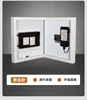 New Living Room Double sided Wall Clock Creative two face Clock Wall Light Lunar Corner Clock No Hitting Kong Digital Clock 2