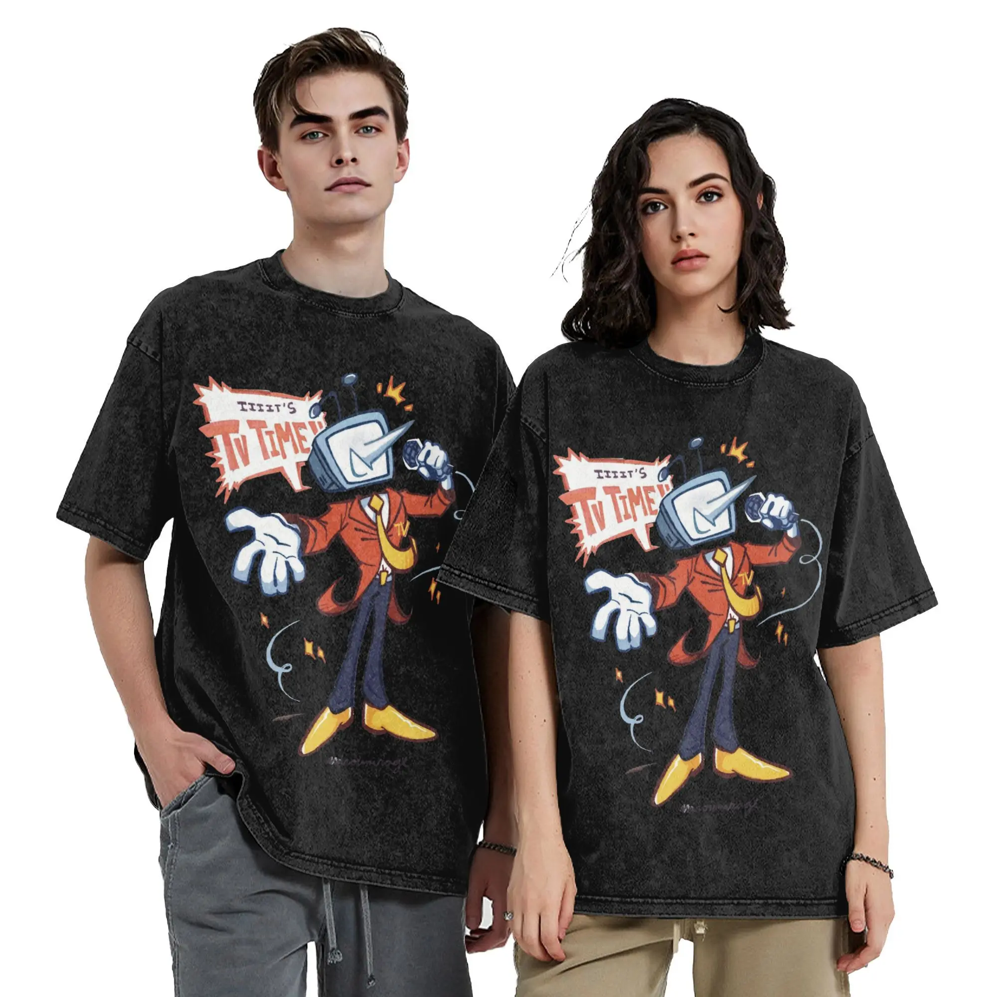 Men It';s TV Time!! Mr Tenna Deltarune T-Shirts Top Tees Summer