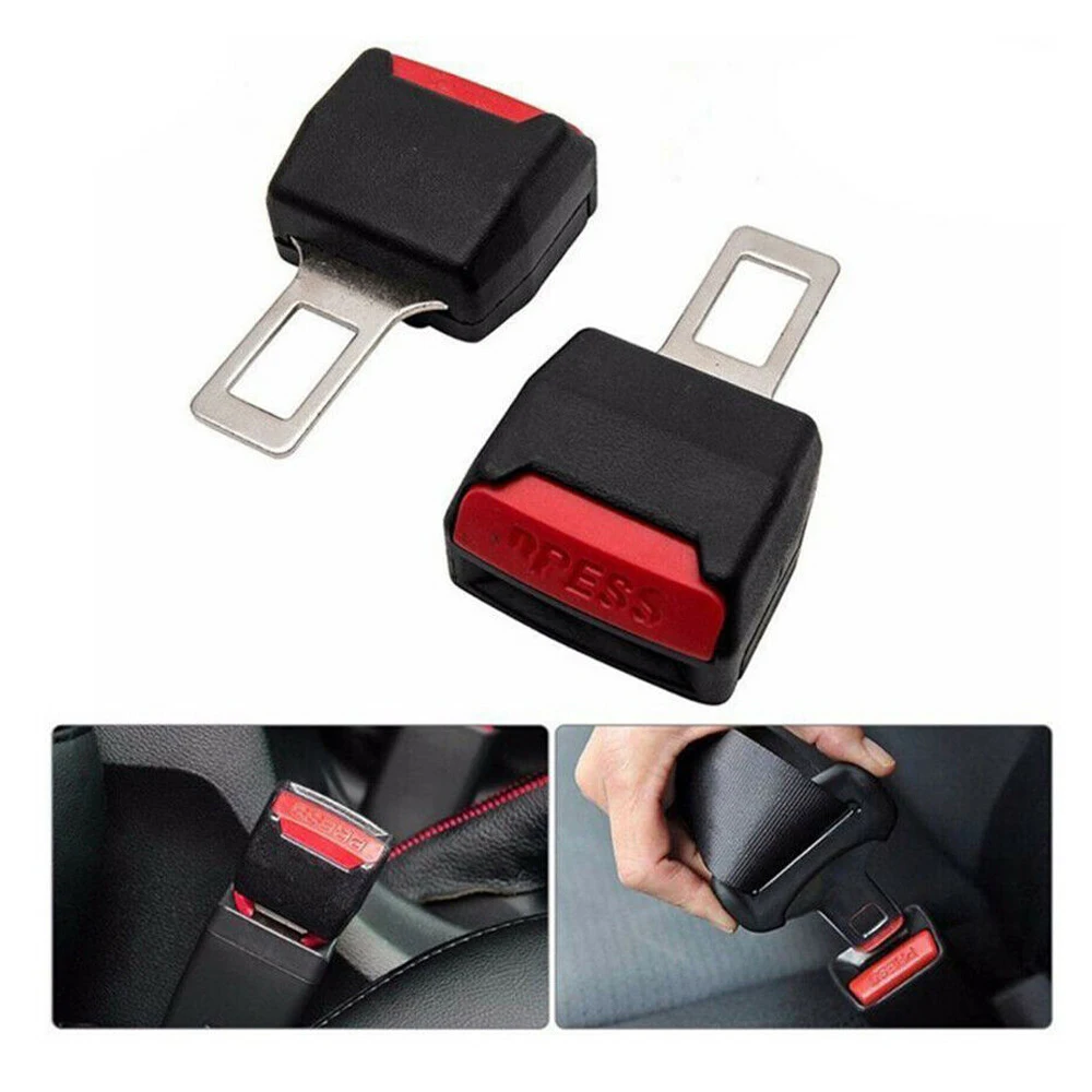 

Universal 2PCS/Set Car Seat Belt Extension Auto Belts Extender Durable Car Safety Seat Belt Buckle Clip Car-Styling