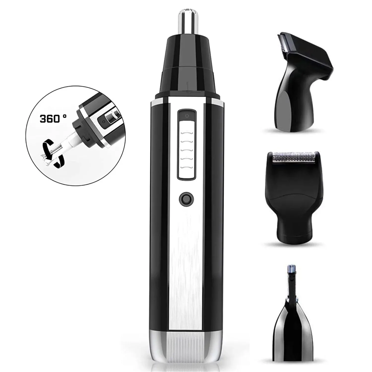 

Eyebrow Nose Hair Trimmer for Men and Women, 4 in 1 USB Rechargeable Ease to Use Ear Hair Trimmer mannen