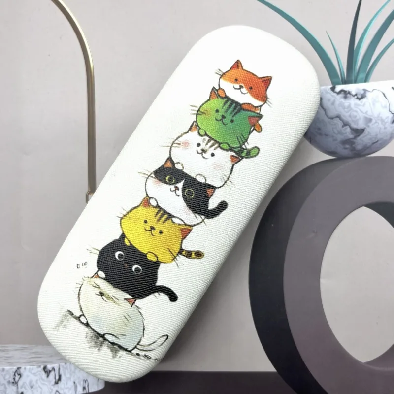 Sunglasses Box Portable Storage Box Glasses Case Pu Leather Eyewear Holder For 'S Case Travel Accessory Daily Use