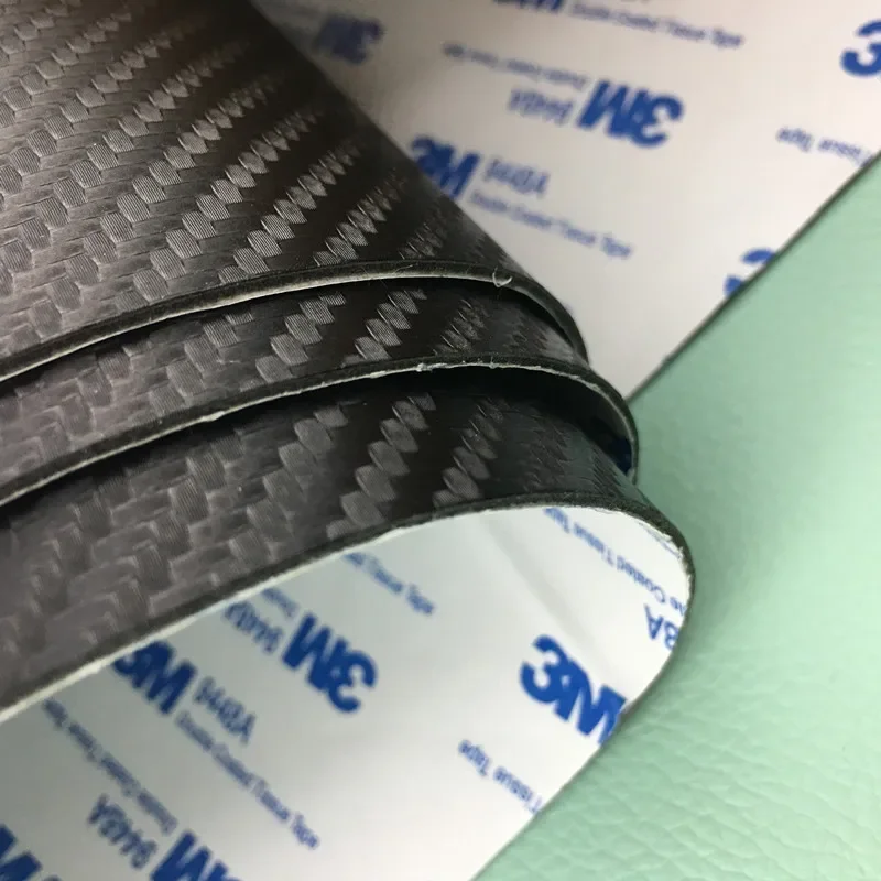 Strong Adhesive Carbon Fiber Leather Thickened Sports Shoes Bags Car Decorative Threshold Strip Pedal Artificial Leather Fabric