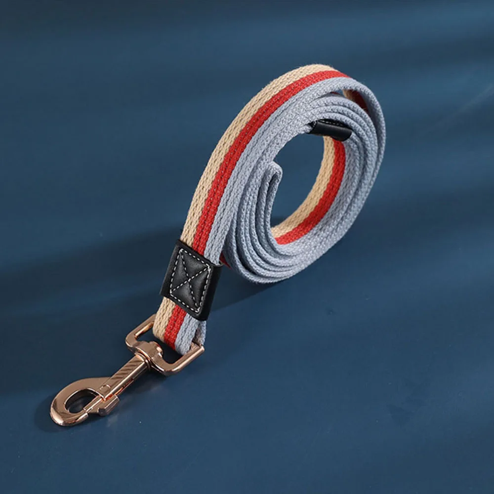 Professional Pet Canvas Leash for Walking Cats &amp; Dogs - Durable Training Leash for Small &amp; Large Dogs