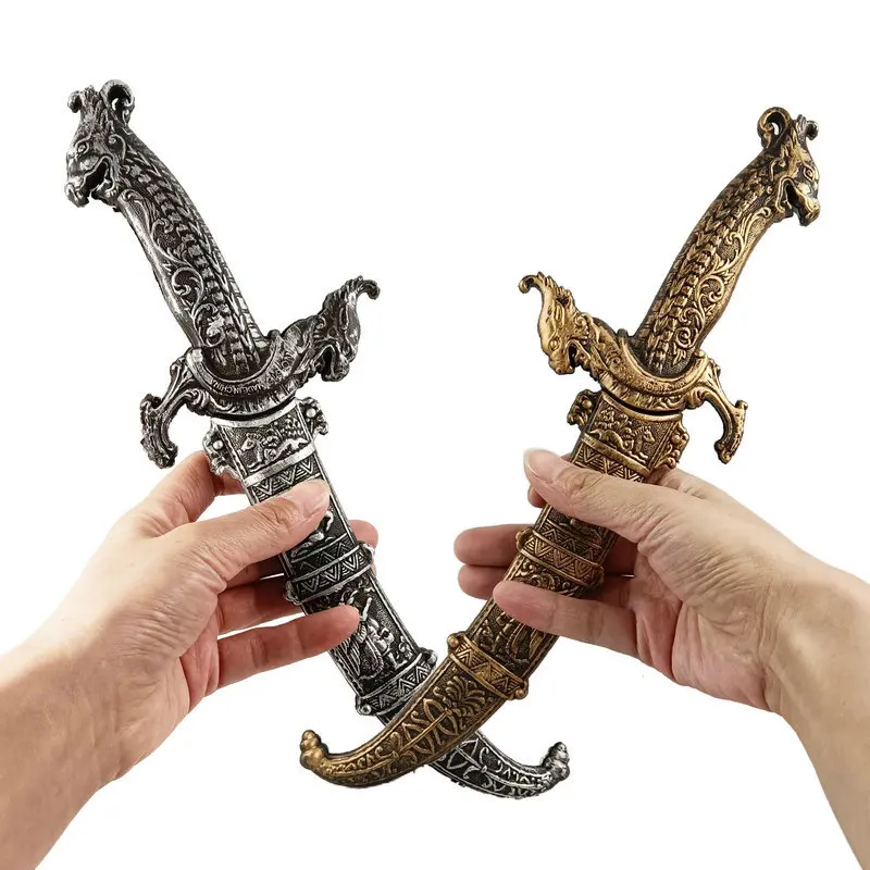 Party Performance Weapon Props Plastic Egyptian Dagger Knife Sword Pirate Knife Skeleton Ghost Face Machete Halloween props