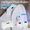 Touchless Toilet IR Sensing Toilet Flush 1800mAh Sensor Flush Button Intelligent Toilets Flushers for Bathroom On-Touch Switch 1