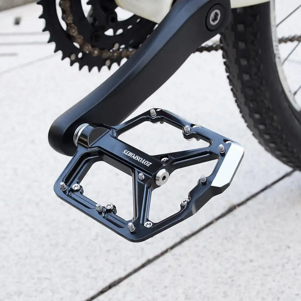 1 Pair Cycling Pedals Anti-slip Strong Load-bearing High-strength Widened Tread High Efficiency Bicycle Pedals Bike Supplies