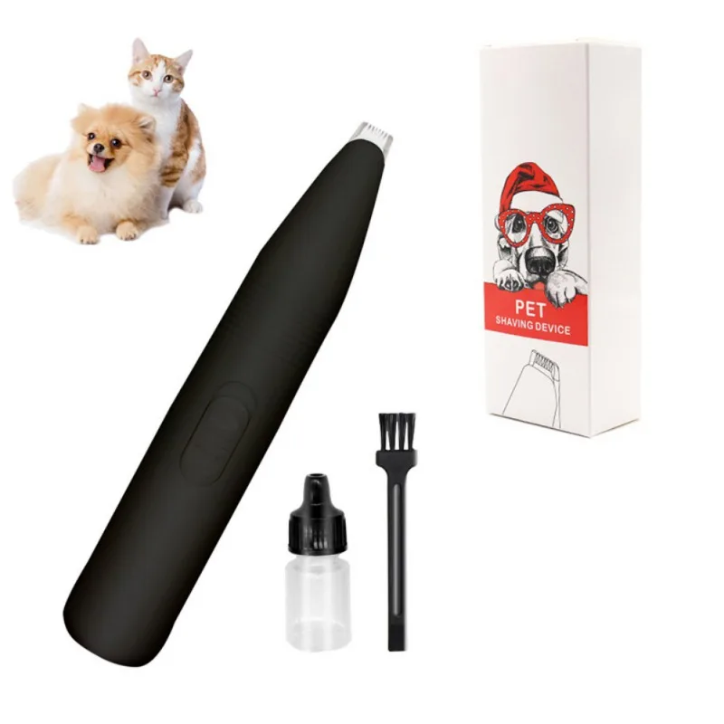 AAA Battery Powered Pet Hair Trimmer for Dogs Cats Pet Hair Clipper Grooming Kit Cats Pets Foot Clipper Grooming