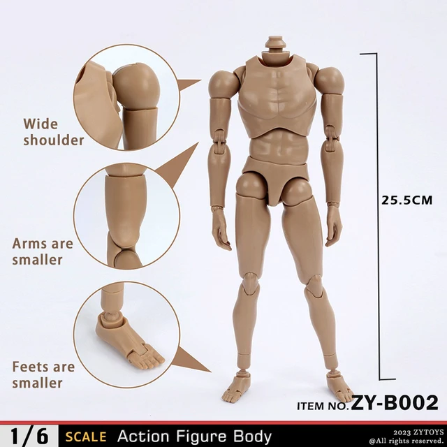 1:6 Escala Masculino Ação Figura Collectibles Altura 25.5cm Masculino Corpo  Modelo Brinquedo - AliExpress