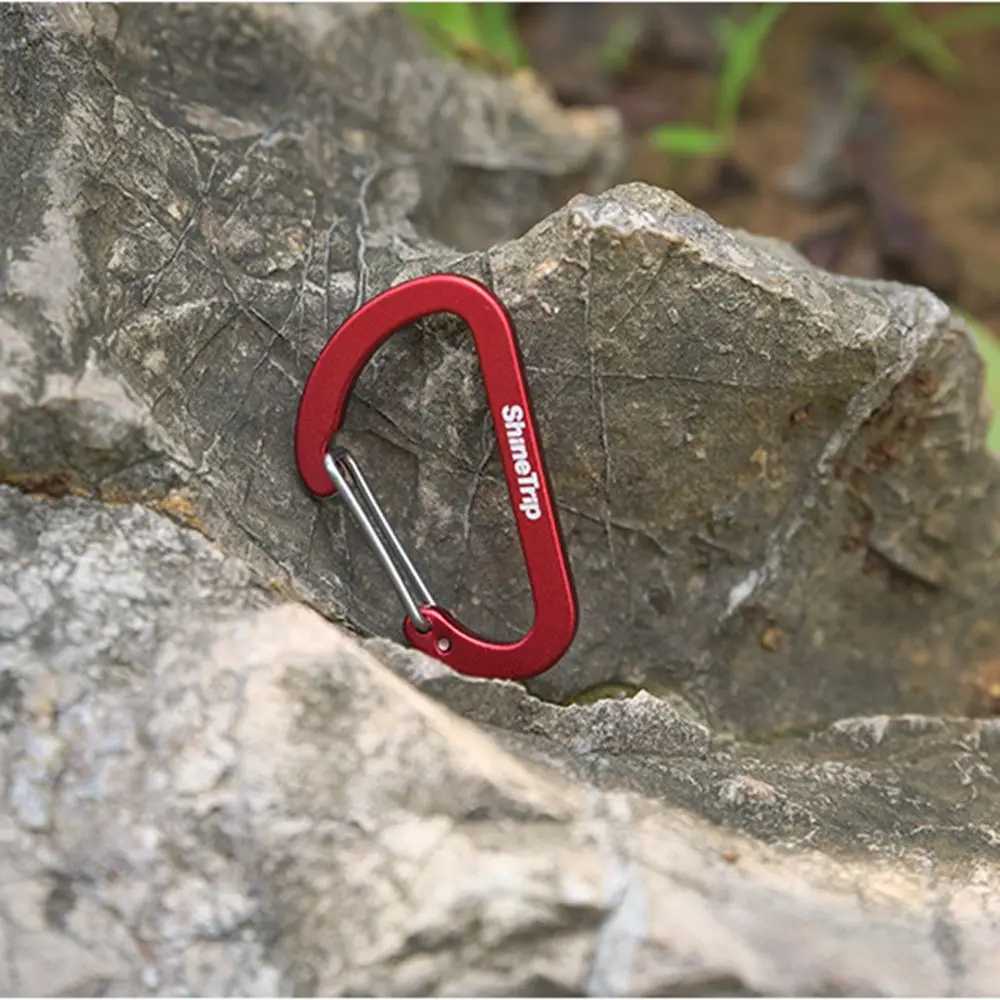 Carabiner Keychain Aluminium Camping Hiking Hook Multicolour_voghion.com