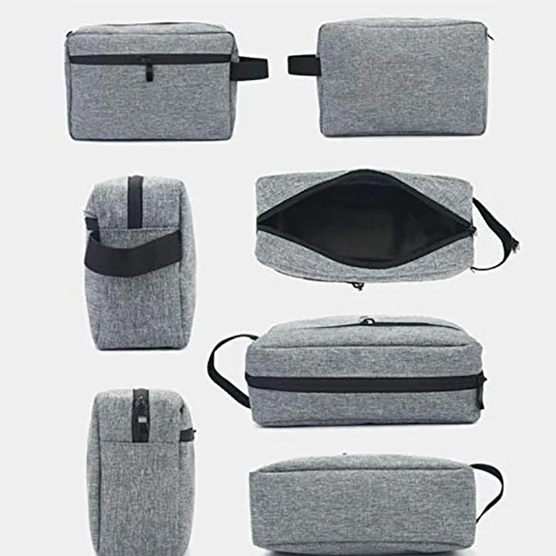 Borsa da Toilette da Viaggio per Uomo, Grande Capacità, Impermeabile, Portatile, Beauty Case per Uomini e Donne, Pochette per Cosmetici - immagine 3